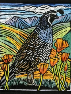 Pomegranate - JP008 - California Quail (Molly Hashimoto) - 500 Piece