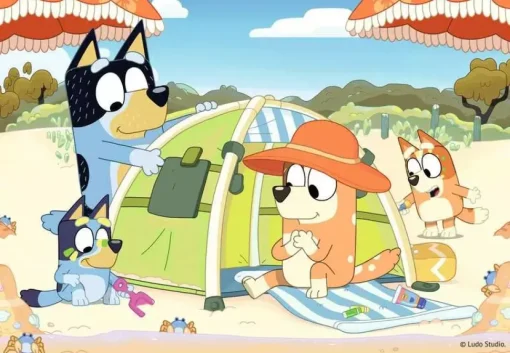 Ravensburger - 1200 4022 - Bluey - Beach Day - 35 Piece