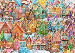 Ravensburger - 1200 1267 - Christmas Cookie Village - 1000 Piece