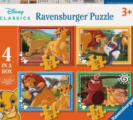 Ravensburger - 1200 4025 - Disney The Lion King - Remember Who You Are - 1 x 12, 1 x 16, 1 x 20, 1 x 24 Piece Puzzles
