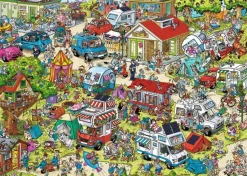 Ravensburger - 1200 0721 - Holiday Resort 1 - The Campsite (Ray`s Comic Series) - 1000 Piece