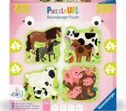 Ravensburger - 1200 4001 - Horses, Cows, Sheep & Pigs - 1 x 4, 1 x 6, 1 x 8, 1 x 10 Piece Puzzles