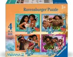 Ravensburger - 1200 4088 - Moana 2 - One Ocean One Heart - 1 x 12, 1 x 16, 1 x 20 1 x 24 Piece Puzzles