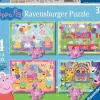 Ravensburger - 1200 4016 - Peppa Pig - Let`s Party - 1 x 12, 1 x 16, 1 x 20, 1 x 24 Piece Puzzles