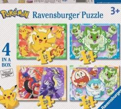 Ravensburger - 1200 4026 - Pokemon - Paldaen Pokemon Pals - 1 x 12, 1 x 16, 1 x 20, 1 x 24 Piece Puzzles