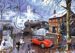Ravensburger - 1200 1270 The Railway Crossing (Kevin Walsh) - 1000 Piece