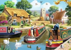 Ravensburger - 1200 1521 - A Busy Day on the Canal (Kevin Walsh) - 1000 Piece