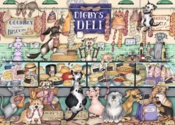 Ravensburger - 1200 1453 - Dapper Dogs No 1 - Digby`s Deli - 1000 Piece