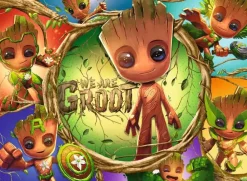 Ravensburger - 1000 4128 - Marvel - We are Groot - 100 XXL Piece