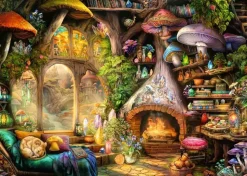 Ravensburger - 1200 1525 - Mushroom Cottage (Aimee Stewart) - 1000 Piece
