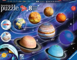 Ravensburger - 11668 - 8 Planets - 522 Piece 3D Puzzles