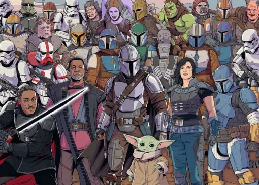Ravensburger - 16770 - Star Wars The Mandalorian - Challenge - 1000 Piece