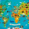 Ravensburger - 13287 - Animal World Map - 150 XXL Piece