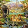 Ravensburger - 12891 - Animals of the Savanna (Jan Patrik Krasny) - 200 XXL Piece