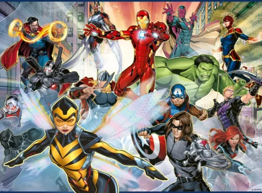 Ravensburger - 13261 - Avengers Superheroes in Action - 100 XXL Piece