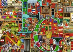 Ravensburger - 16761 - Awesome Alphabet F & G (Colin Thompson) - 1000 Piece