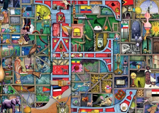 Ravensburger - 16420 - Awesome Alphabet E (Colin Thompson) - 1000 Piece