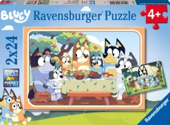 Ravensburger - 05711 - Bluey - Let`s do This - 2 x 24 Piece Puzzles