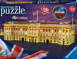 Ravensburger - 12529 - Buckingham Palace, London 3D Night Edition - 216 Piece 3D