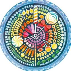 Ravensburger - 17350 - Candies (Laura C. Moyer) - 500 Piece Circular