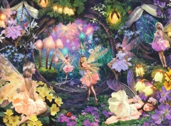 Ravensburger - 13293 - Color Star Line - Fairy Garden - 100 XXL Piece