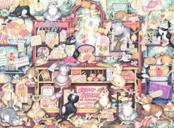 Ravensburger - 16756 - Crazy Cats - Mr Catkin`s Confectionery (Linda Jane Smith) - 500 Piece