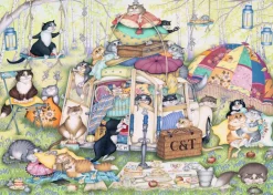 Ravensburger - 16975 - Crazy Cats - Lazy Summer Afternoon (Linda Jane Smith) - 1000 piece