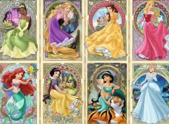 Ravensburger - 16504 - Disney Art Nouveau Princesses - 1000 Piece