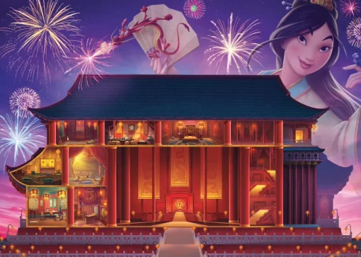 Ravensburger - 17332 - Disney Castle - Mulan - 1000 Piece