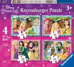 Ravensburger - 03156 - Disney Princess - Be Who You Want to Be - 1 x 12, 1 x 16, 1 x 20, 1 x 24 Piece Puzzles