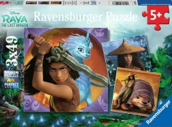 Ravensburger - 05098 - Disney Raya and the Last Dragon - Raya the Brave - 3 x 49 Piece Puzzles