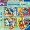 Ravensburger - 12001069 - Disney Stitch - Vacay Mode - 1 x 12, 1 x 16, 1 x 20 x 1 x 24 Piece Puzzles