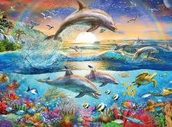 Ravensburger - 12895 - Dolphin Paradise (Adrian Chesterman) - 300 XXL Piece