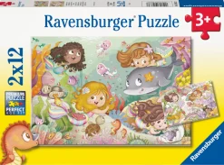 Ravensburger - 05663 - Fairies and Mermaids - 2 x 12 Piece Puzzles