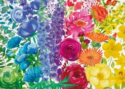 Ravensburger - 17129 - Floral Rainbow (Cora Niele) - 300 XL Piece