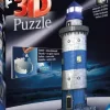 Ravensburger - 12577 - Lighthouse Night Edition - 219 Piece 3D Puzzle