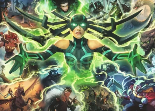 Ravensburger - 16903 - Marvel - Villainous - Hela - 1000 Piece