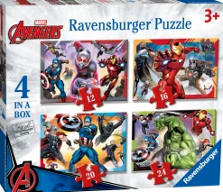 Ravensburger - 06942 - Marvel Avengers - 1 x 12, 1 x 16, 1 x 20, 1 x 24 Piece Puzzles