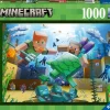 Ravensburger - 17187 - Minecraft Mosaic - 1000 Piece