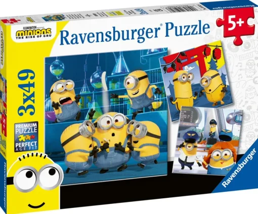 Ravensburger - 05082 - Minions - Funny Minions - 3 x 49 Piece Puzzles