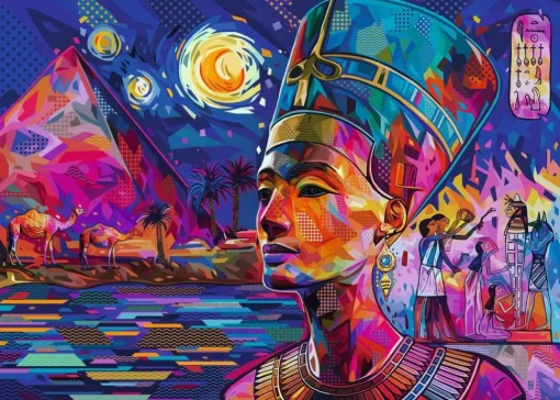 Ravensburger - 16946 - Nefertiti on the Nile (Alessandro Pautasso) - 1000 piece