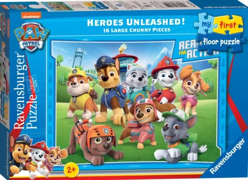 Ravensburger - 03155 - Paw Control - Heroes Unleashed - My First Floor Puzzle - 16 Large Chunky Pieces