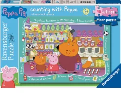 Ravensburger - 03165 - Peppa Pig - Counting with Peppa - 16 Large Chunky Pieces