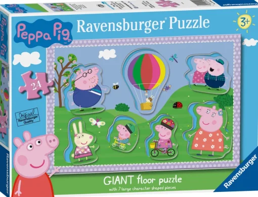 Ravensburger - 03026 - Peppa Pig - Fun in the Sun - 24 Piece Giant Floor Puzzle