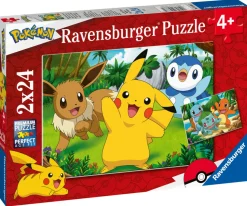 Ravensburger - 05668 - Pikachu and Pals - 2 x 24 Piece Puzzles