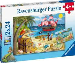 Ravensburger - 05676 - Pirates and Mermaids - 2 x 24 Piece Puzzles