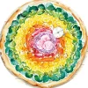Ravensburger - 17347 - Pizza (Enya Todd) - 500 Piece Circular)