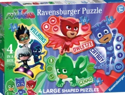 Ravensburger - 06935 - PJ Masks - It`s Time to be a Hero - 1 x 10, 1 x 12, 11 x 14, 1 x 16 Large Shaped Piece Puzzles