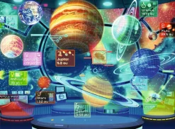 Ravensburger - 12981 - Planet Holograms (Piya Wannachaiwong) - 300 XXL Piece
