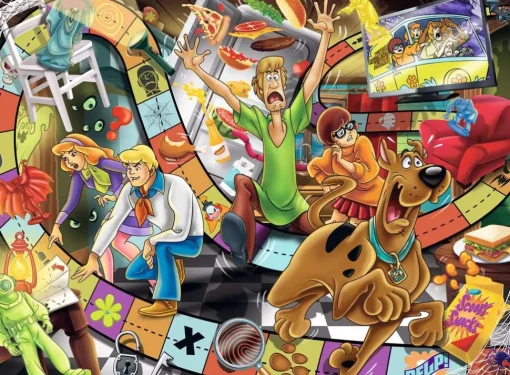 Ravensburger - 13280 - Scooby Doo - Haunted Game - 200 XXL Piece